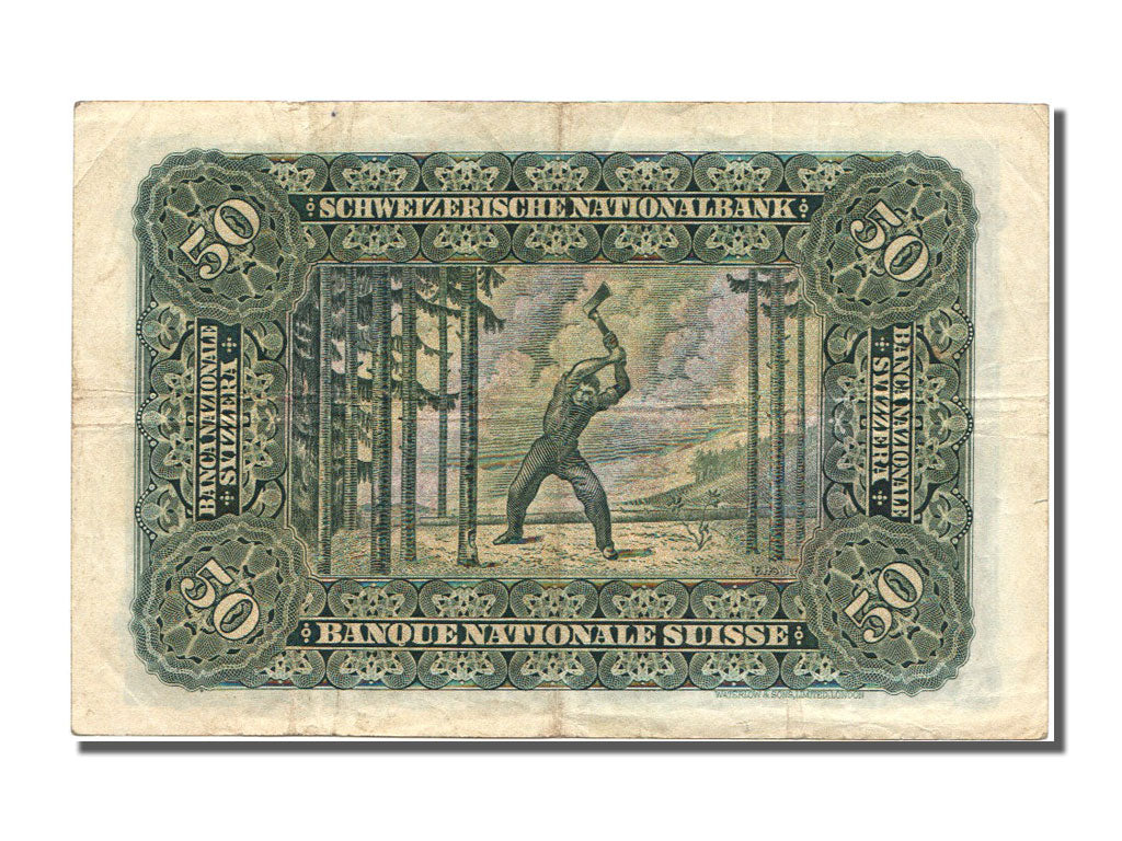 Banknote, Switzerland, 50 Franken, 1949, 1949-01-20, EF(40-45)