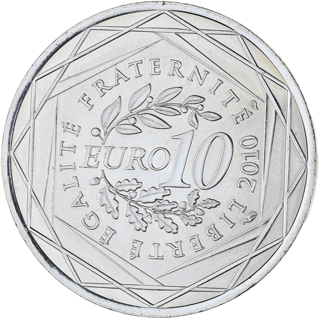 Frankrijk, 10 Euro, Euros des régions, 2010, Paris, Haute-Normandie, UNC-