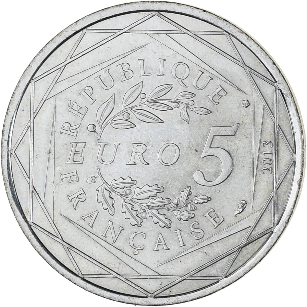 Francia, 5 Euro, Egalité, 2013, SC, Vellón