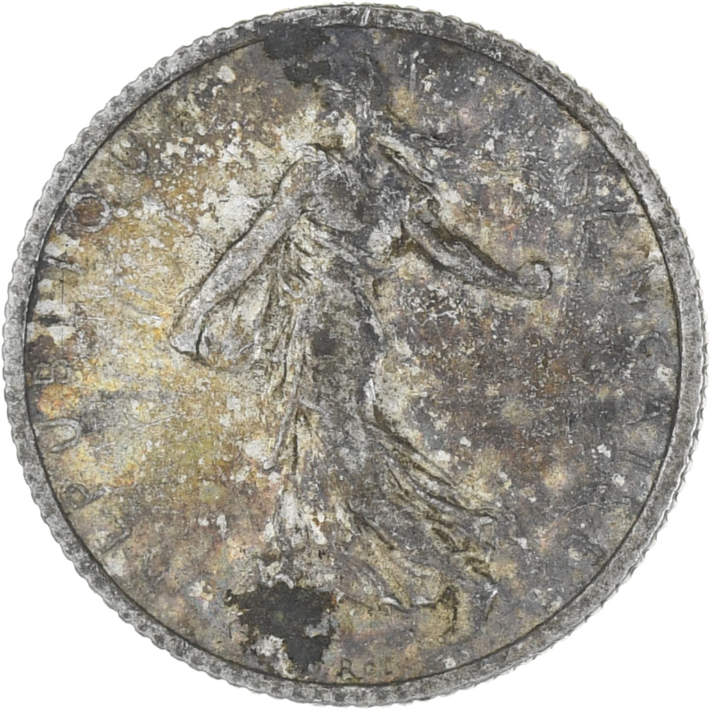 Monnaie, France, Semeuse, Franc, 1916, Paris, TTB, Argent, KM:844.1