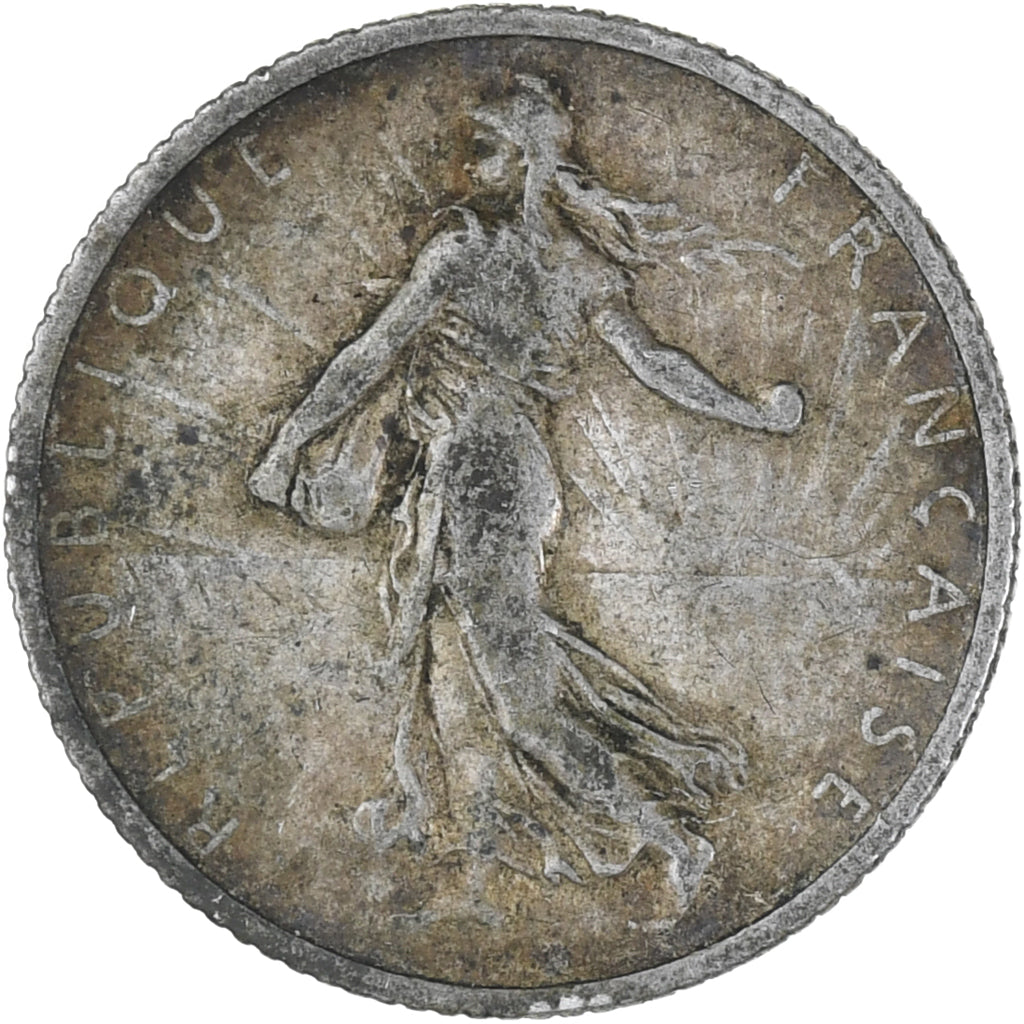 Coin, France, Semeuse, Franc, 1902, Paris, EF(40-45), Silver, KM:844.1