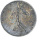 Monnaie, France, Semeuse, Franc, 1916, Paris, TB, Argent, Gadoury:467, KM:844.1
