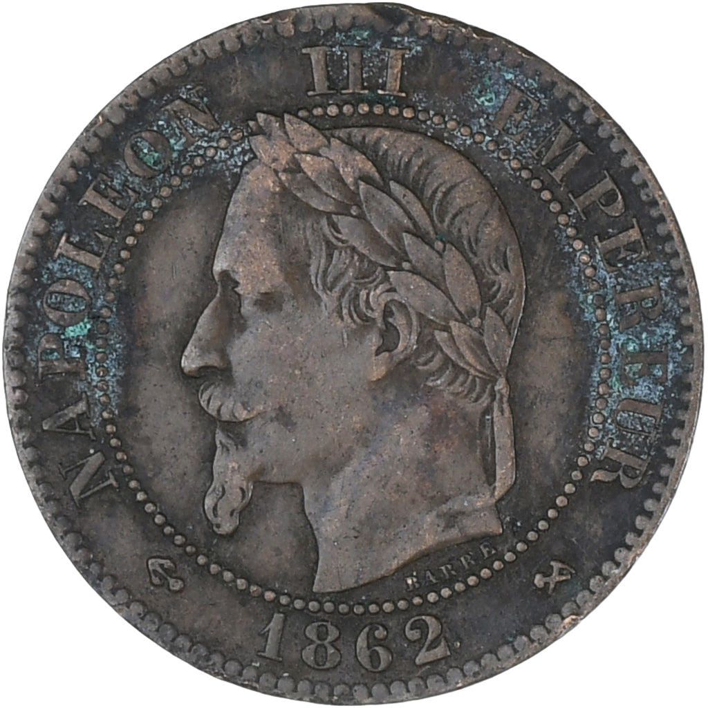 Münze, Frankreich, Napoleon III, Napoléon III, 2 Centimes, 1862, Bordeaux, SS