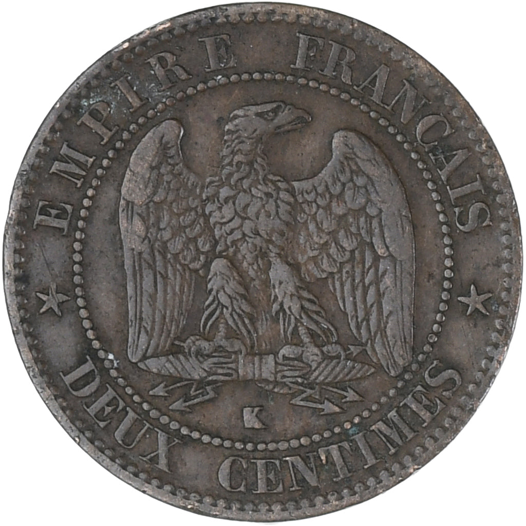 Münze, Frankreich, Napoleon III, Napoléon III, 2 Centimes, 1862, Bordeaux, SS