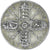 Groot Bretagne, George V, Florin, Two Shillings, 1920, FR, Zilver, KM:817a