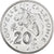Coin, New Caledonia, 20 Francs, 1972, Paris, AU(55-58), Nickel, KM:12