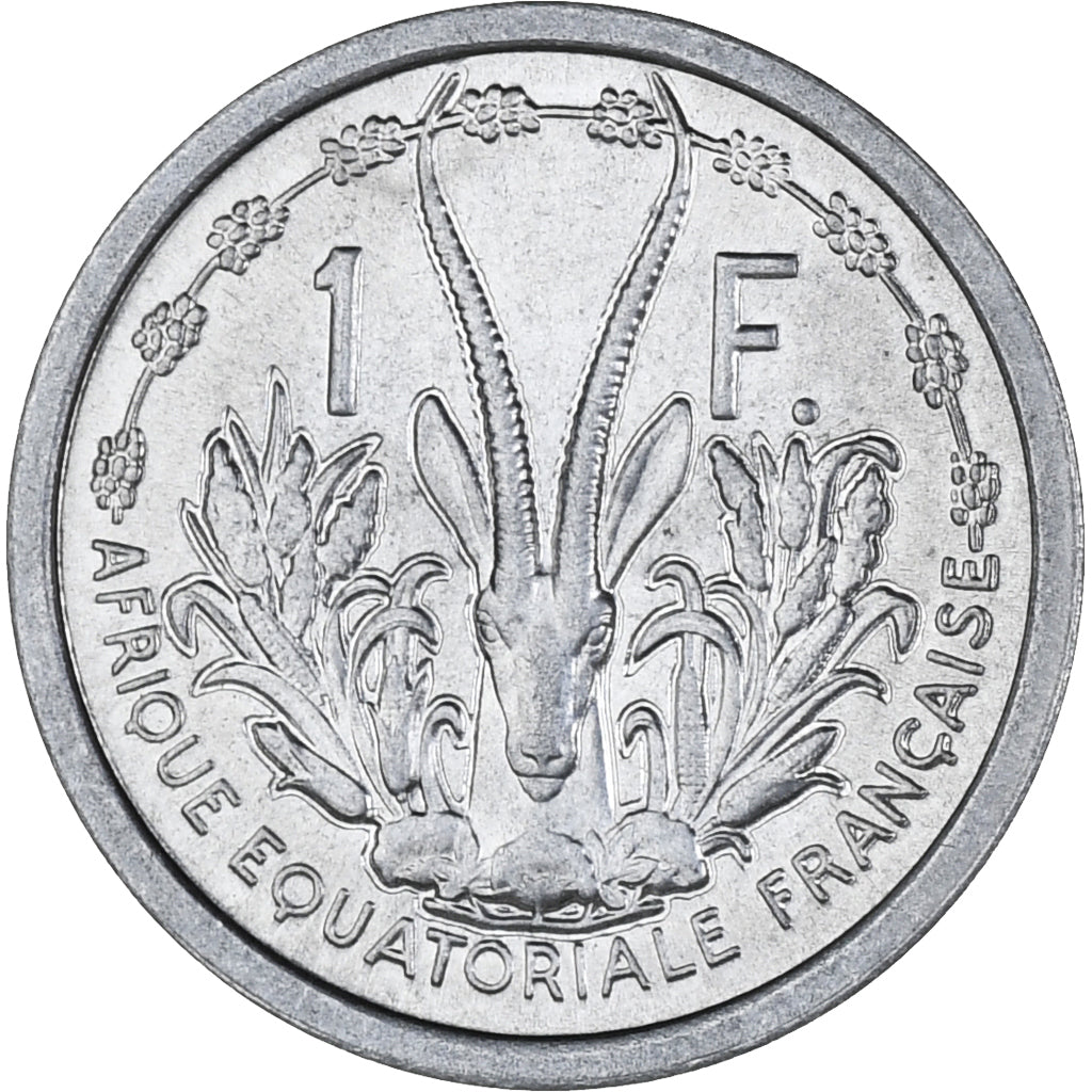 Coin, French Equatorial Africa, Franc, 1948, Paris, AU(55-58), Aluminum, KM:6