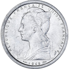 Moneta, SAINT PIERRE & MIQUELON, 2 Francs, 1948, Paris, SPL-, Alluminio, KM:2