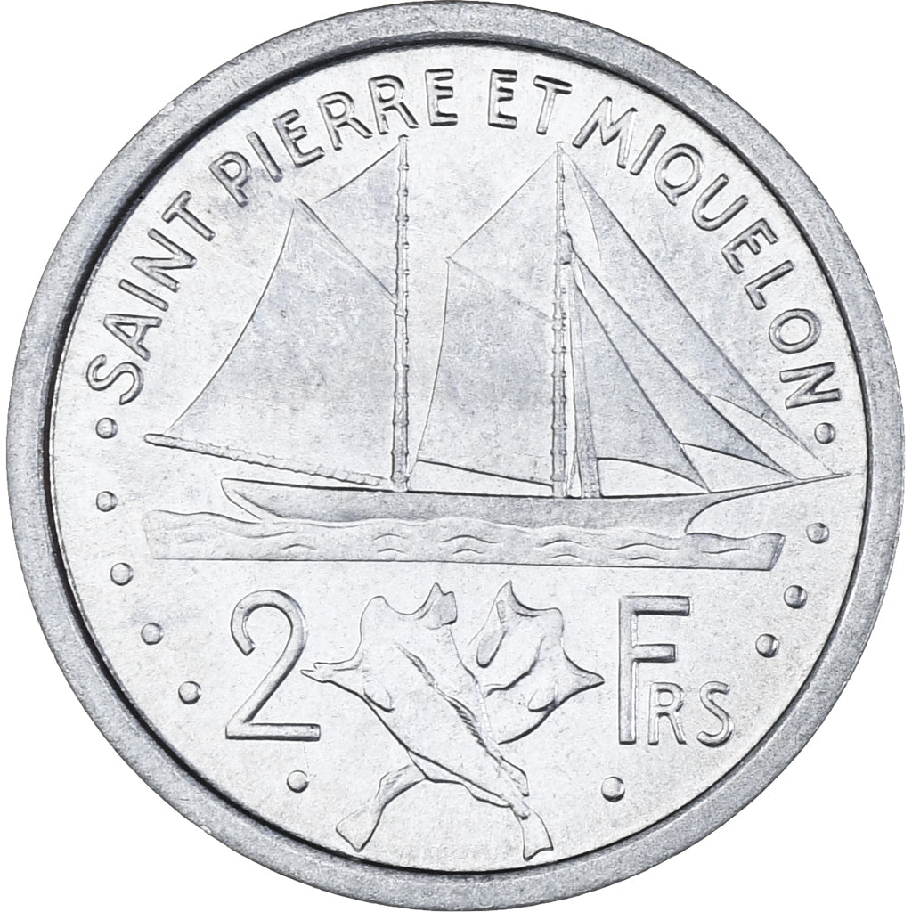Moneta, SAINT PIERRE & MIQUELON, 2 Francs, 1948, Paris, SPL-, Alluminio, KM:2