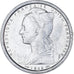 Coin, SAINT PIERRE & MIQUELON, 2 Francs, 1948, Paris, AU(55-58), Aluminum, KM:2