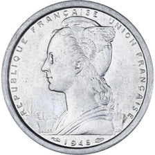 Monnaie, Saint-Pierre-et-Miquelon, 2 Francs, 1948, Paris, SUP, Aluminium, KM:2