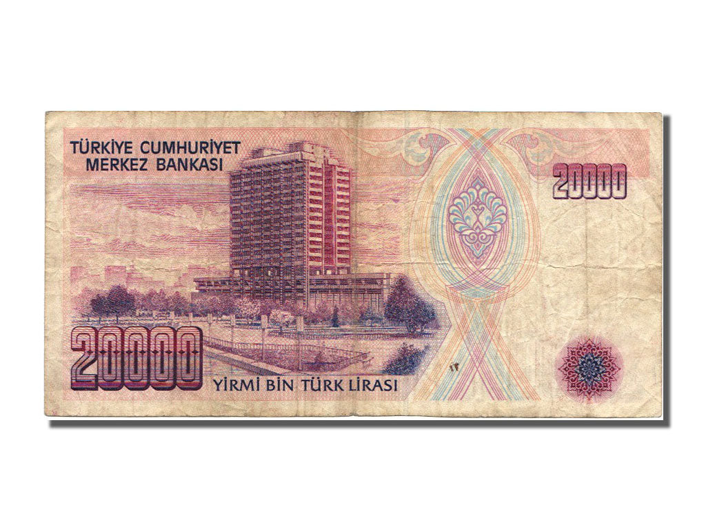 Banknote, Turkey, 20,000 Lira, 1988, EF(40-45)