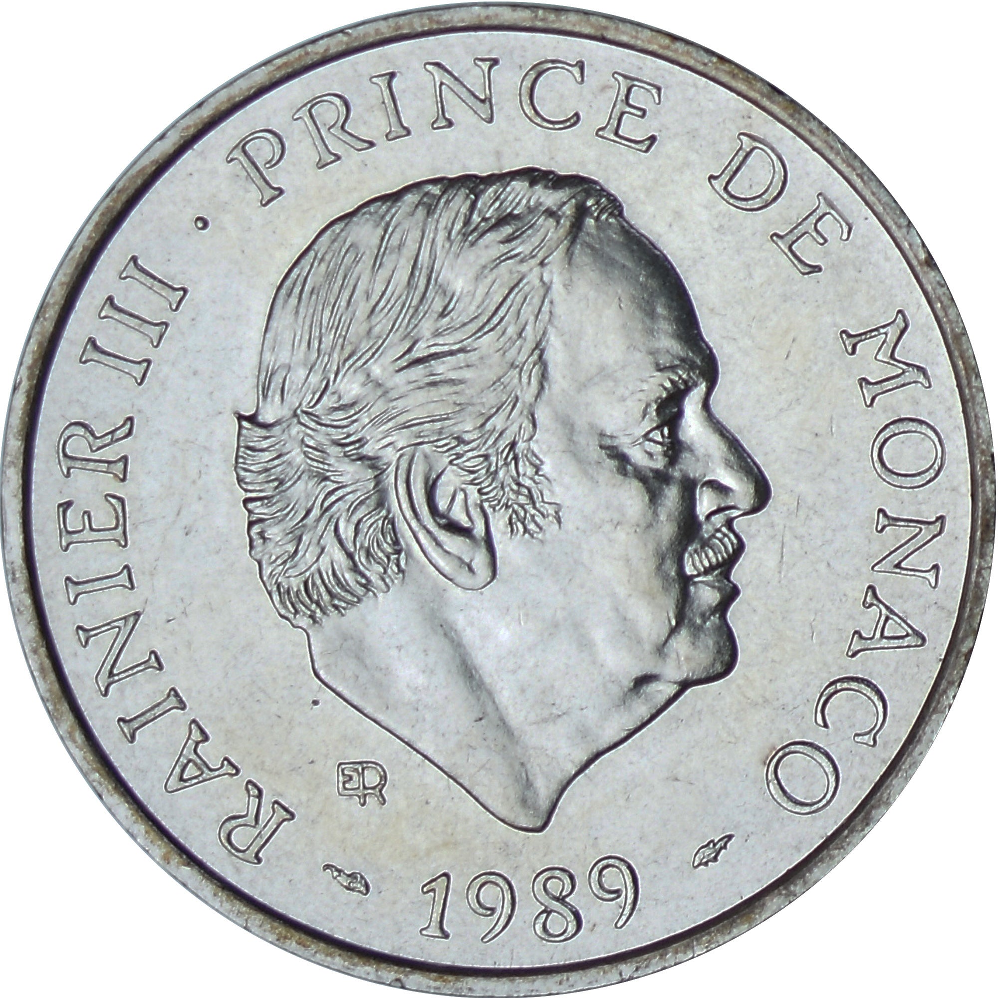 Moneta, Monaco, Rainier III, 100 Francs, 1989, SPL, Argento, KM:164