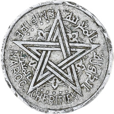 Coin, Morocco, Mohammed V, Franc, AH 1370/1951, Paris, EF(40-45), Aluminum