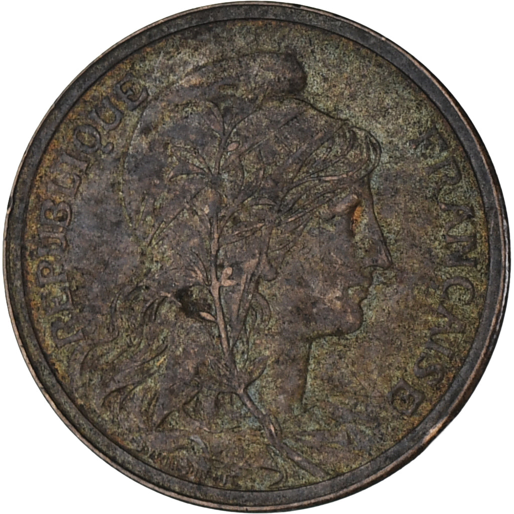 Munten, Frankrijk, Dupuis, 2 Centimes, 1912, Paris, ZF, Bronzen, KM:841