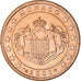 Monaco, Rainier III, 5 Euro Cent, 2001, Paris, MS(63), Copper Plated Steel