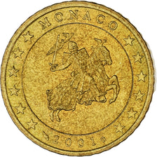 Monaco, Rainier III, 50 Euro Cent, 2001, Paris, SPL, Ottone, KM:172