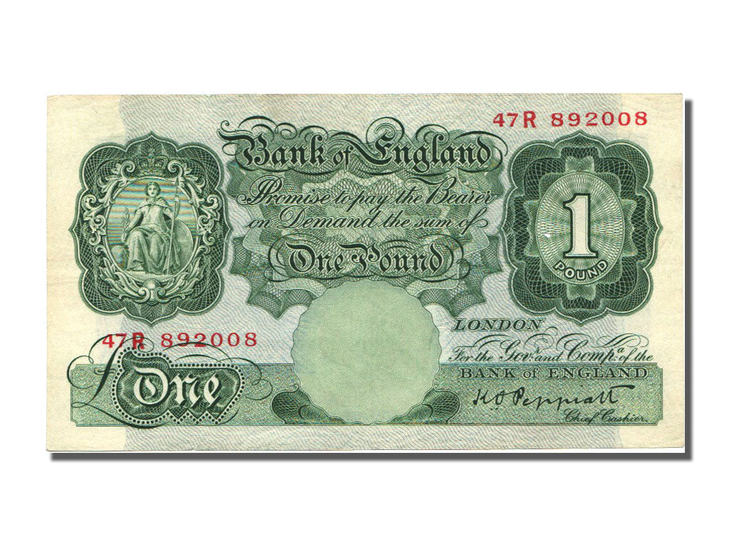 Billete, 1 Pound, 1948, Gran Bretaña, EBC