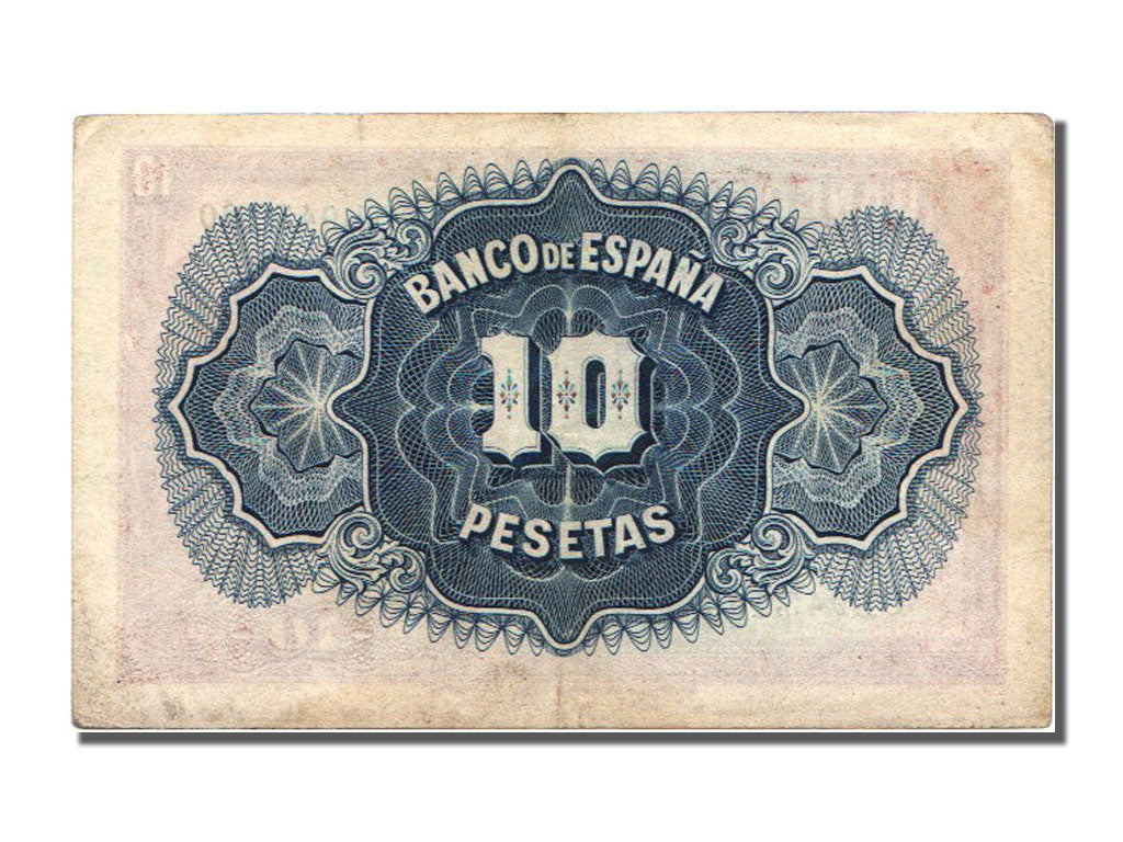 Banconote, Spagna, 10 Pesetas, 1935, BB+