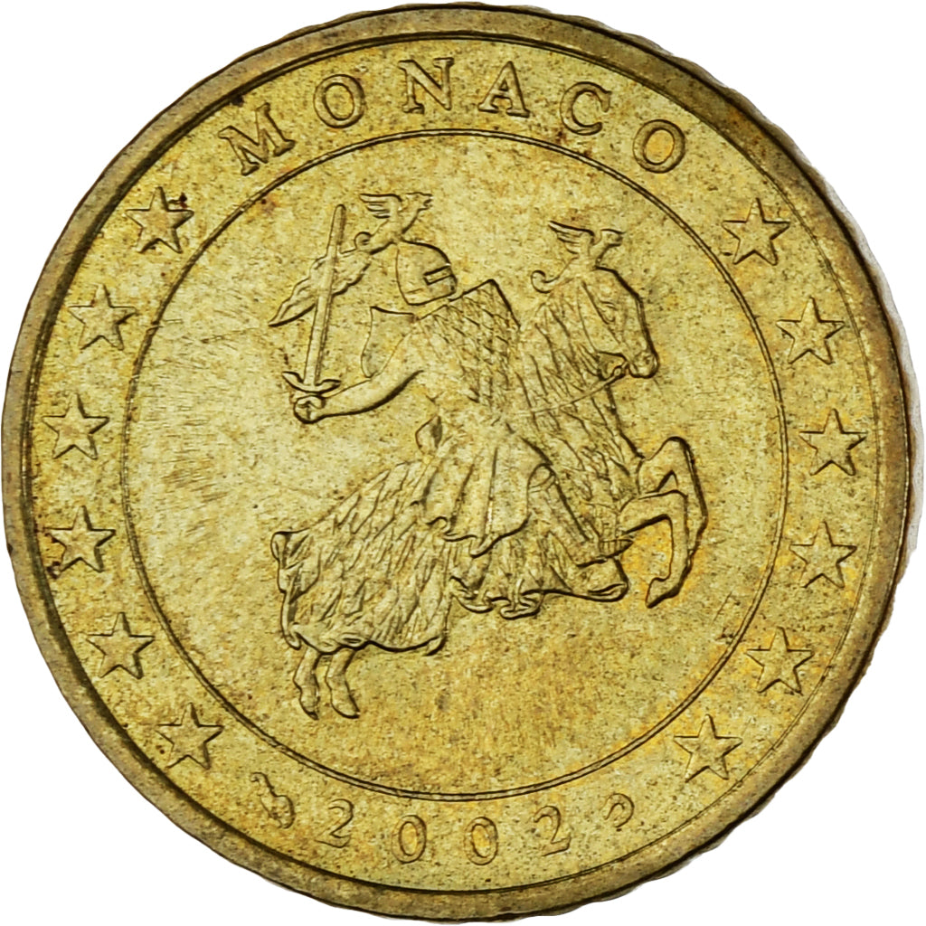 Monaco, Rainier III, 50 Euro Cent, 2002, Paris, SPL, Ottone, Gadoury:MC177