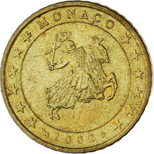 Monaco, Rainier III, 50 Euro Cent, 2002, Paris, MS(63), Brass, Gadoury:MC177