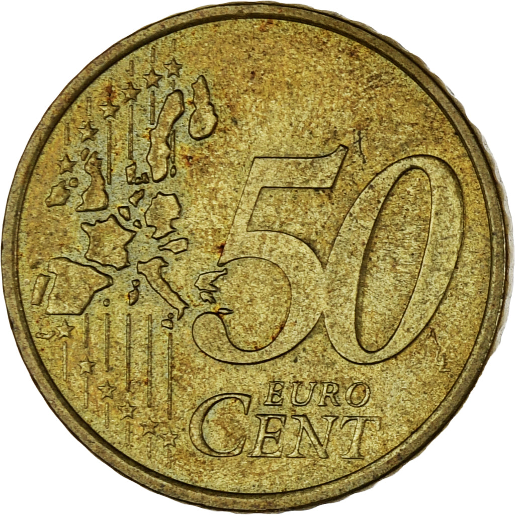 Monaco, Rainier III, 50 Euro Cent, 2002, Paris, SPL, Ottone, Gadoury:MC177