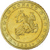 Monaco, Rainier III, 50 Euro Cent, 2001, Paris, MS(63), Brass, Gadoury:MC177