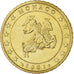 Mónaco, Rainier III, 50 Euro Cent, 2001, Paris, MS(63), Latão, Gadoury:MC177