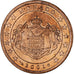 Monaco, Rainier III, 5 Euro Cent, 2001, Paris, MS(63), Copper Plated Steel