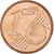Monaco, Rainier III, Euro Cent, 2001, Paris, MS(63), Copper Plated Steel