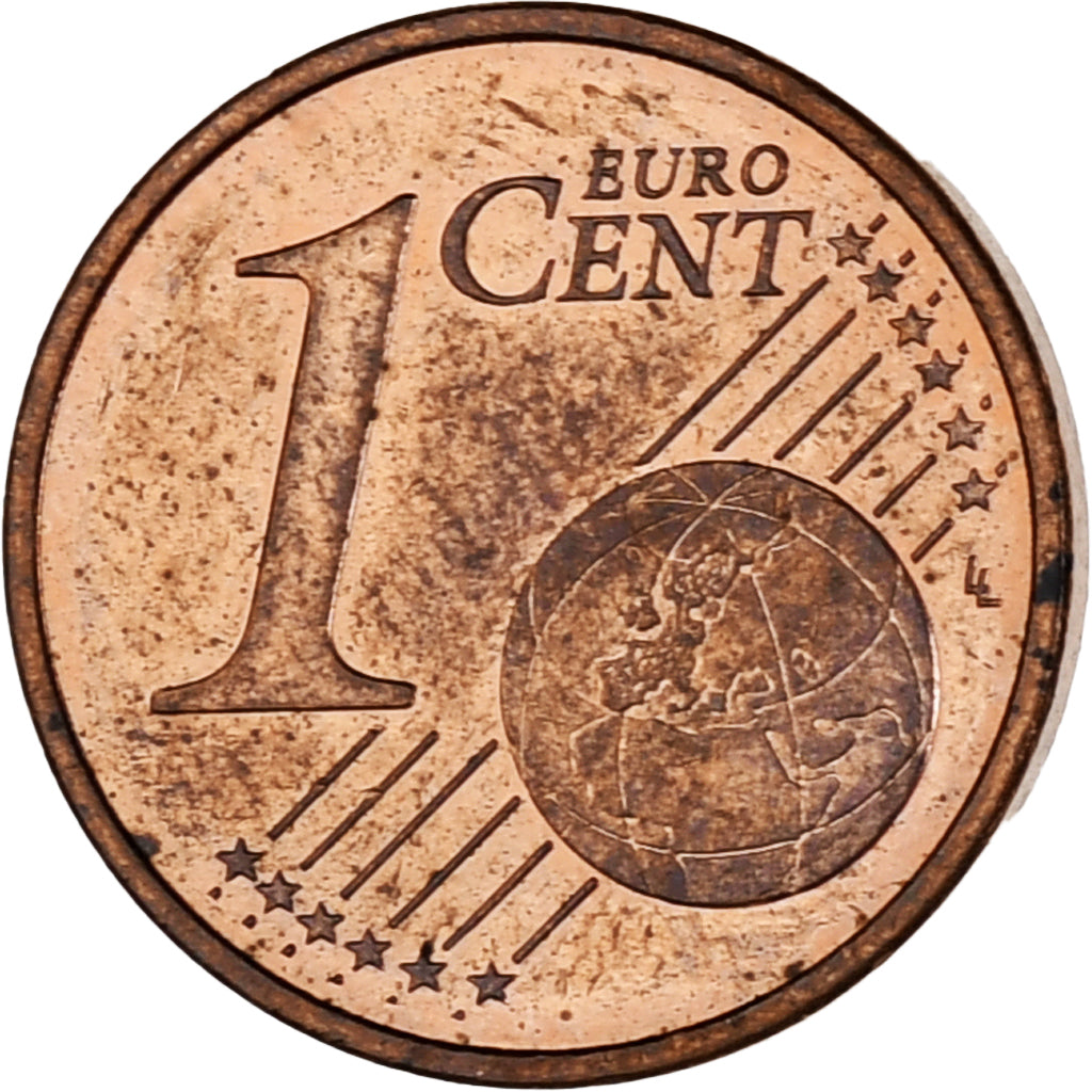 Monaco, Rainier III, Euro Cent, 2001, Paris, MS(63), Miedź platerowana stalą
