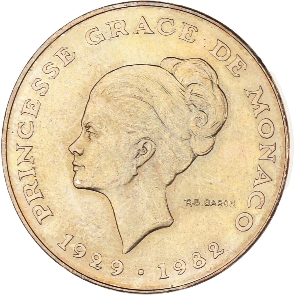 Monaco, Rainier III, 10 Francs, 1982, SUP, Cupronickel aluminium, Gadoury:MC158