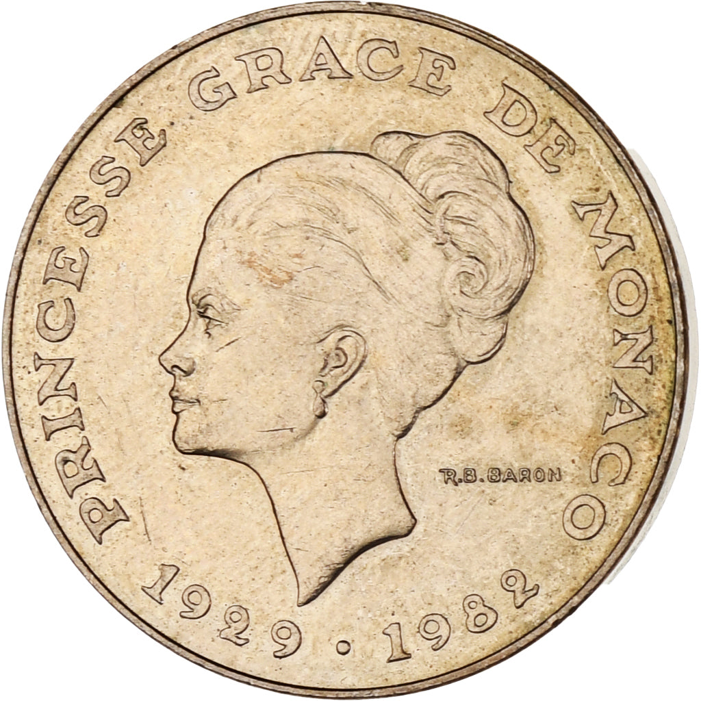 Monaco, Rainier III, 10 Francs, 1982, TTB, Cupronickel aluminium, Gadoury:MC158