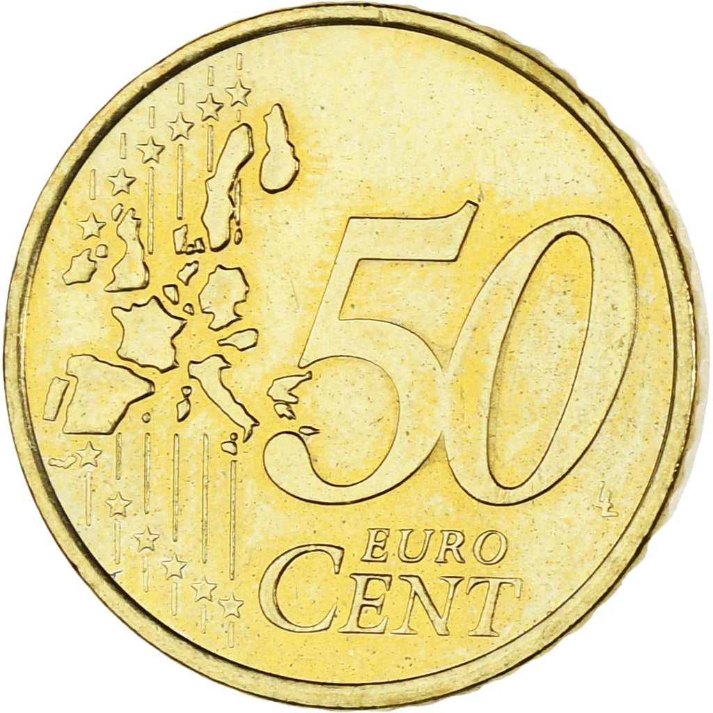 Monaco, Rainier III, 50 Euro Cent, 2002, Paris, SPL, Ottone, Gadoury:MC177