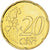 Monaco, Rainier III, 20 Euro Cent, 2001, Paris, AU(55-58), Brass, Gadoury:MC176