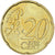 Mónaco, Rainier III, 20 Euro Cent, 2001, Paris, AU(55-58), Latão
