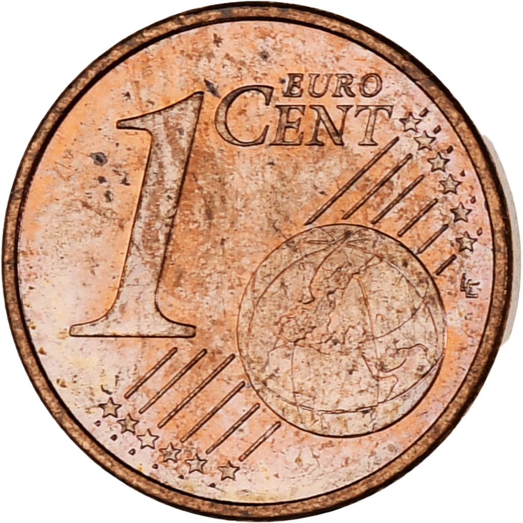 Monaco, Rainier III, Euro Cent, 2001, Paris, UNZ, Copper Plated Steel