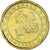 Mónaco, Rainier III, 20 Euro Cent, 2002, Paris, MS(63), Latão, Gadoury:MC176