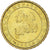 Monaco, Rainier III, 10 Euro Cent, 2002, Paris, MS(63), Mosiądz, Gadoury:MC175