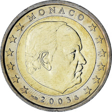 Monaco, Rainier III, 2 Euro, 2003, Paris, MS(63), Bi-Metallic, Gadoury:MC179