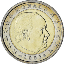 Monaco, Rainier III, 2 Euro, 2003, Paris, SPL-, Bi-metallico, Gadoury:MC179