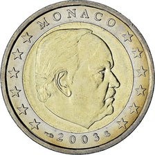 Monaco, Rainier III, 2 Euro, 2003, Paris, AU(55-58), Bi-Metallic, Gadoury:MC179