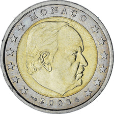 Monaco, Rainier III, 2 Euro, 2003, Paris, AU(55-58), Bi-Metallic, Gadoury:MC179
