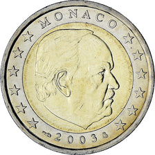 Monaco, Rainier III, 2 Euro, 2003, Paris, AU(55-58), Bi-Metallic, Gadoury:MC179