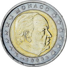 Monaco, Rainier III, 2 Euro, 2003, Paris, AU(55-58), Bi-Metallic, Gadoury:MC179