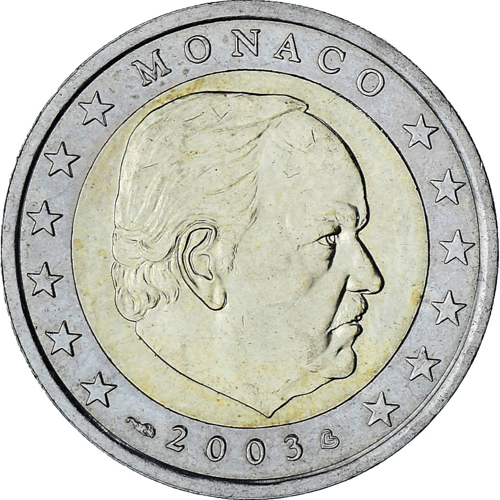 Monaco, Rainier III, 2 Euro, 2003, Paris, SUP, Bimétallique, Gadoury:MC179