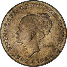 Monaco, Rainier III, 10 Francs, 1982, BB, Rame-nichel-alluminio, KM:160