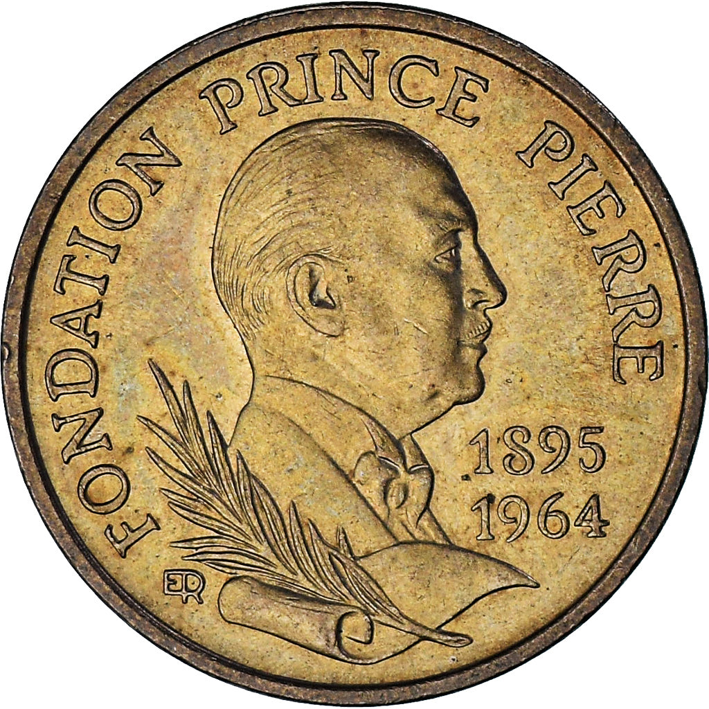 Monaco, Rainier III, 10 Francs, 1989, MS(63), Nickel-Aluminum-Bronze, KM:162