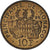 Monaco, Rainier III, 10 Francs, 1989, TTB, Nickel-Aluminum-Bronze, Gadoury:MC
