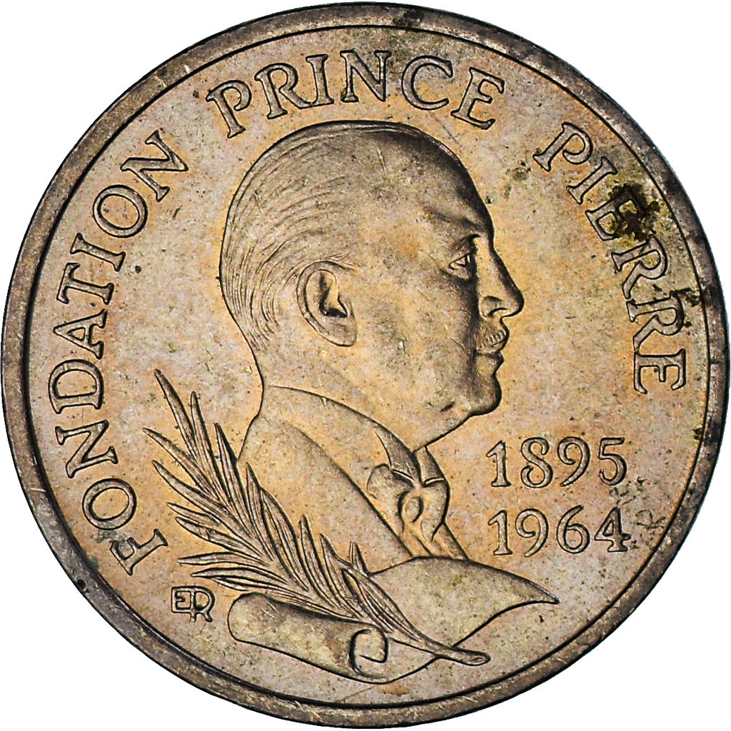 Mónaco, Rainier III, 10 Francs, 1989, EF(40-45), Níquel-Alumínio-Bronze